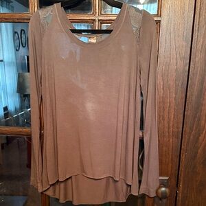 Language Chocolate Long Sleeve Women's Tee